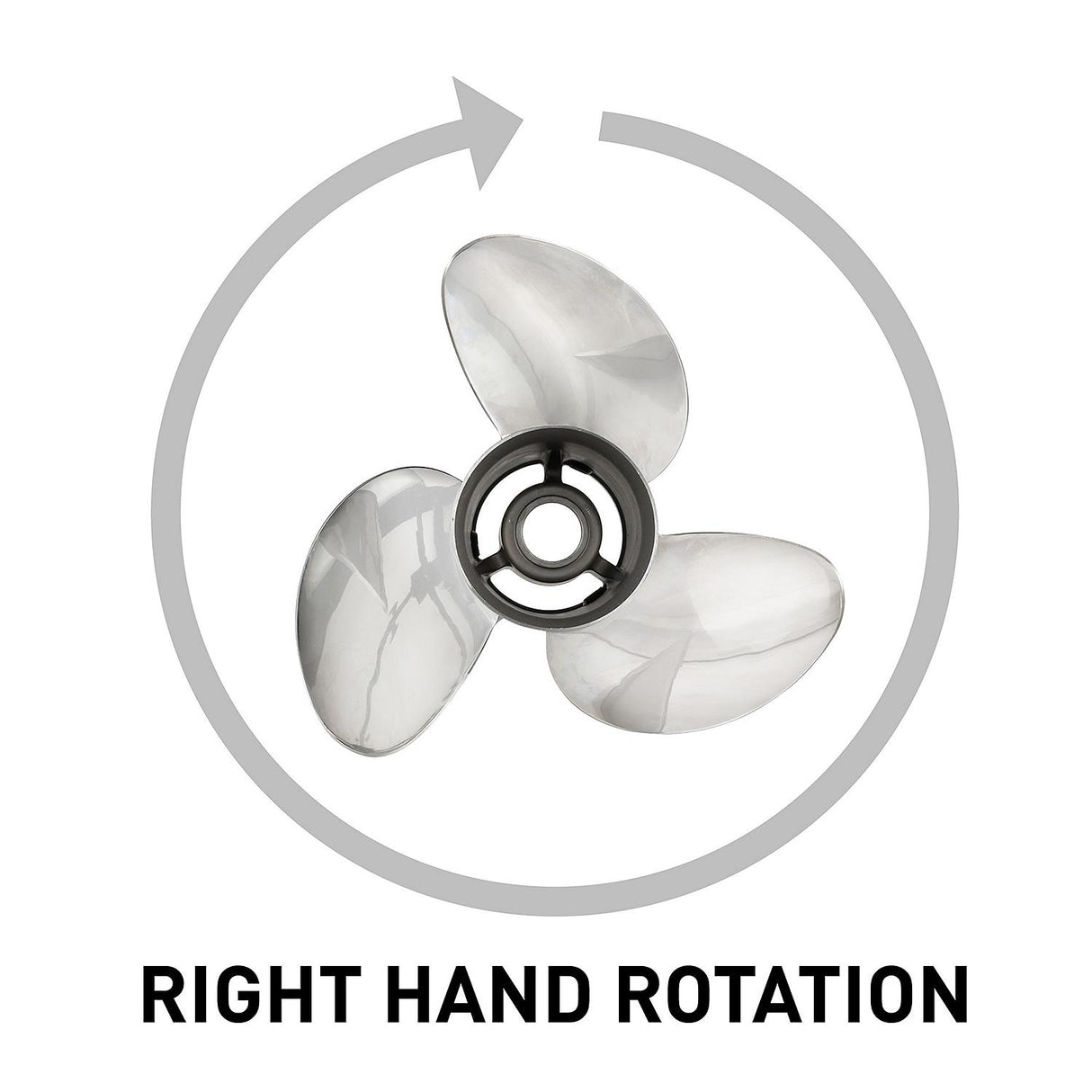 Mercury - Quicksilver Q3 Propeller - 3-Blade - 90 - 400 HP - 15.6 Dia. - 13 Pitch - 48-8M0103517