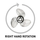 Mercury - Quicksilver Q3 Propeller - 3-Blade - 90 - 400 HP - 16 Dia. - 11 Pitch - 48-8M0103516