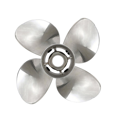 Mercury - Quicksilver Q4 Propeller - 4-Blade - 40 - 125 HP - 13.5 Dia. - 15 Pitch - 48-8M0055560
