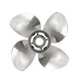 Mercury - Quicksilver Q4 Propeller - 4-Blade - 40 - 125 HP - 12.7 Dia. - 21 Pitch - 48-8M0055563