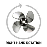 Mercury - Quicksilver Q4 Propeller - 4-Blade - 90 - 400 HP - 14.6 Dia. - 21 Pitch - 48-8M0103530