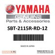 Yamaha - 1/4In. X 4' Anchor Chain Red - SBT-2115R-RD-12