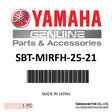 Yamaha - 25' Fsh Mirror With Cc Mount - SBT-MIRFH-25-21