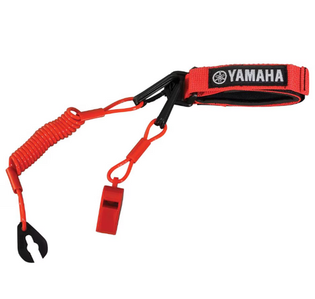 Yamaha Waverunner Pro Lanyard with Whistle - Red- MWV-PROLN-YD-RD