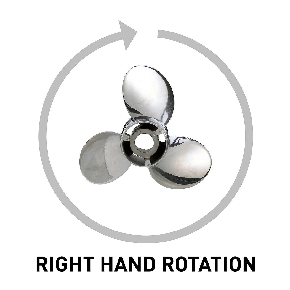 Mercury - Silverado Propeller - 3-Blade - 40 - 60 HP - 10.5 Dia. - 13 Pitch - QS5166X