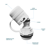 Flushmaster Outboard Engine Flush Port Quick Connect for Suzuki - White - FMQCSW - render