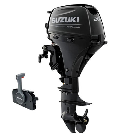 Suzuki Portable DF20 Outboard Remote Black