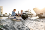 Suzuki Portable DF9.9BL Outboard - 20" Shaft | Tiller Handle | Electric Start | Manual Tilt | 9.9 HP | 99 Lbs | Nebular Black