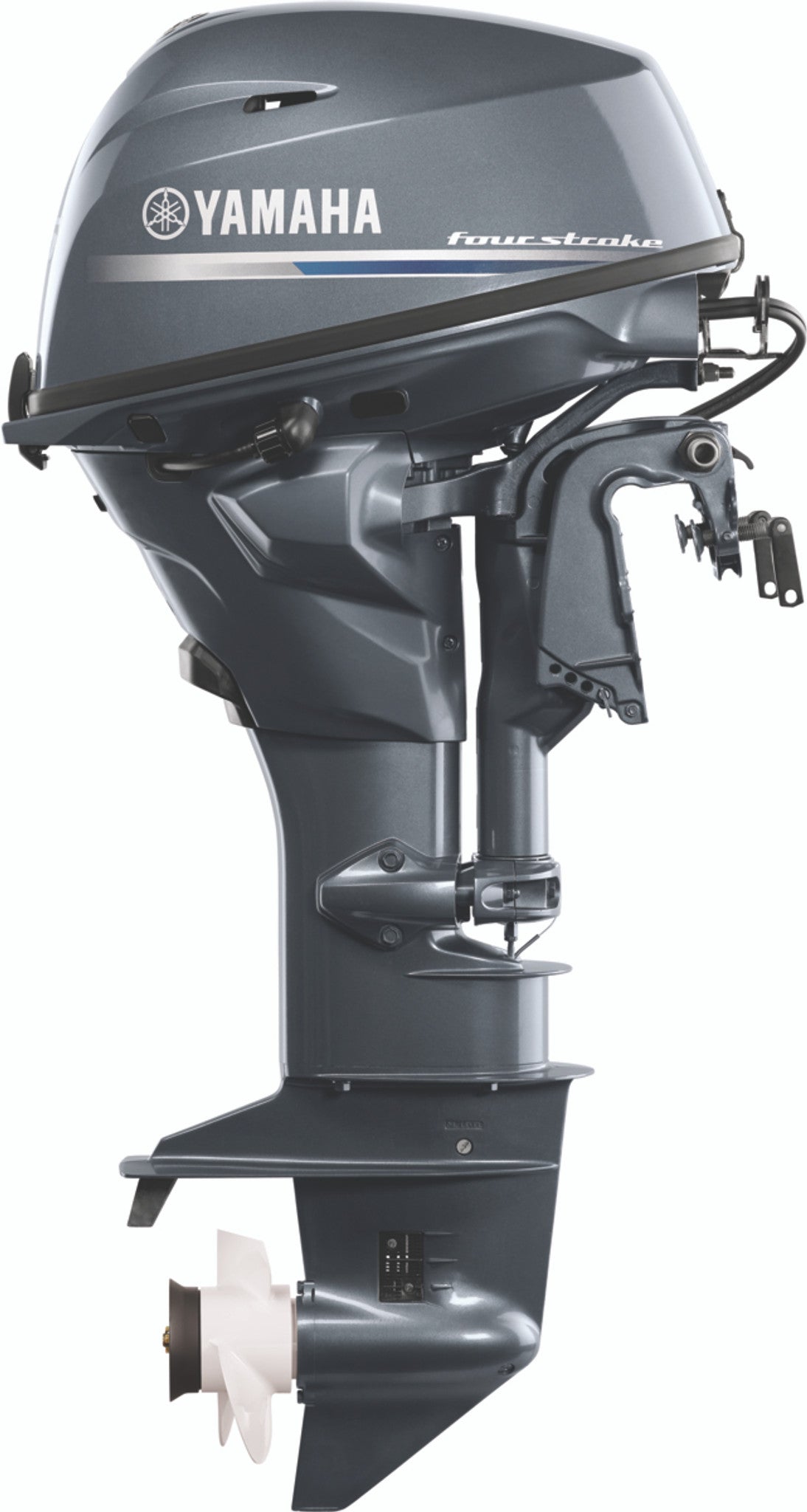 Yamaha T25XWTC High Thrust Outboard - 25-Inch Shaft | 2-Cylinder | High Thrust Model | Remote Mechanical Control | Electric & Electric Start | Power Trim & Tilt | Gray