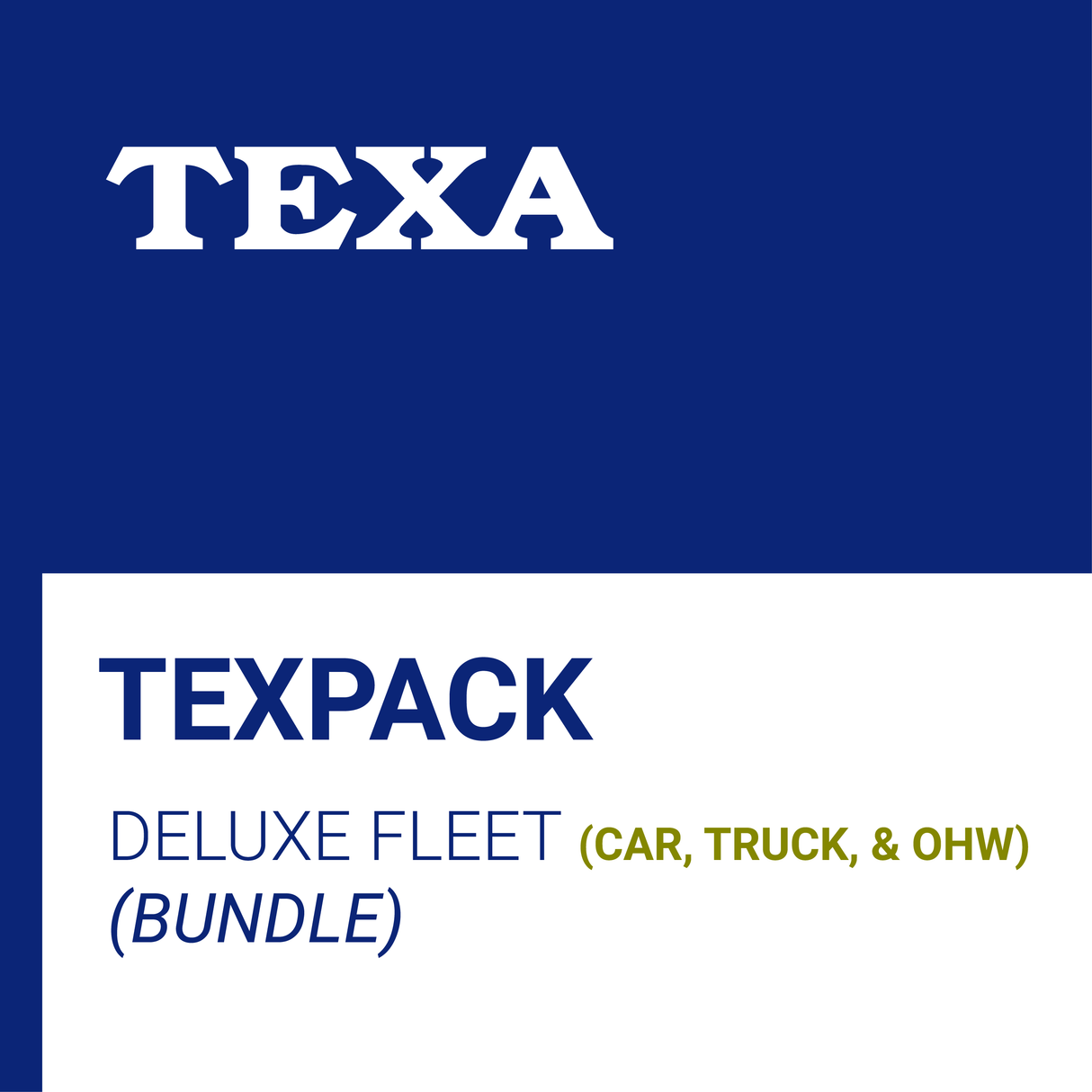 TEXA - DELUXE FLEET PACKAGE TEXPACK BUNDLE | Professional Diagnostics | TPDFP