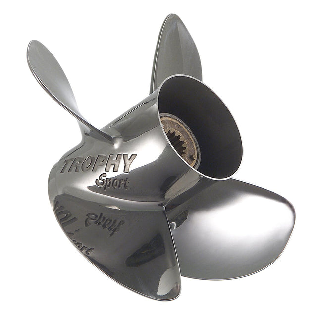 Mercury - Trophy Sport Stainless Steel Propeller - 4-Blade - 30 - 60 HP - 10.6 Dia. - 12 Pitch - 48-878612A46