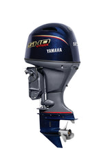 Yamaha VF115XB Outboard-25-Inch Shaft | Remote Control | Electric Start | Power Trim &amp; Tilt | SHO(Black) | V MAX SHO Series