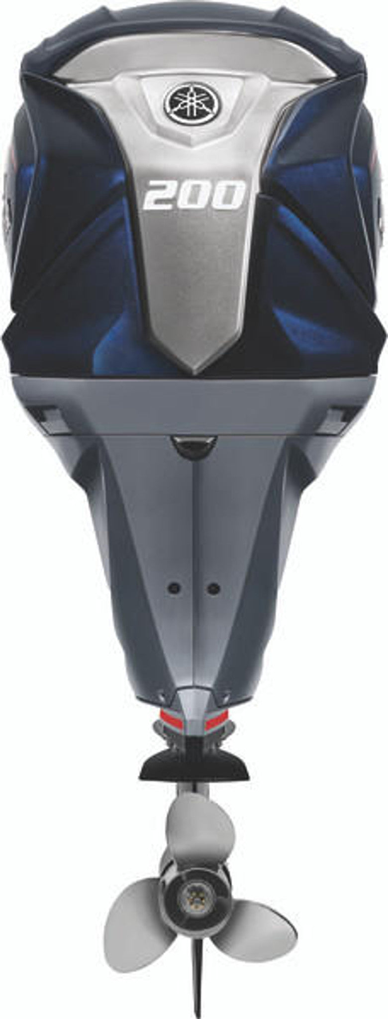 Yamaha VF200XB Outboard - 25-Inch Shaft | SHO (Black) | Mechanical Control | Electric Start | Power Trim & Tilt