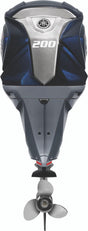 Yamaha VF200XB Outboard - 25-Inch Shaft | SHO (Black) | Mechanical Control | Electric Start | Power Trim & Tilt