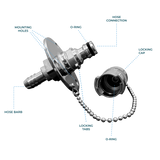 Flushmaster – Quick Connect Water Fitting | 316 Stainless Steel-5