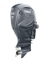 Yamaha XF450XSA Outboard - 25-Inch Shaft | 5.6-Liter V8 | Digital Electronic Control | Electronic Fuel Injection | Electric Start | Power Trim and Tilt | Gray