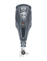 Yamaha XF450XSA Outboard - 25-Inch Shaft | 5.6-Liter V8 | Digital Electronic Control | Electronic Fuel Injection | Electric Start | Power Trim and Tilt | Gray