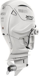 Yamaha XF450USA2 Outboard - 30-Inch Shaft | 5.6-Liter V8 | Digital Electronic Control | Electronic Fuel Injection | Electric Start | Power Trim and Tilt | Pearl White