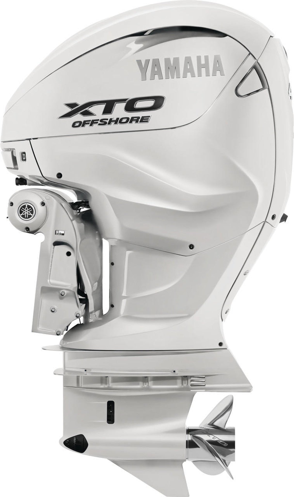 Yamaha XF450USA2 Outboard - 30-Inch Shaft | 5.6-Liter V8 | Digital Electronic Control | Electronic Fuel Injection | Electric Start | Power Trim and Tilt | Pearl White