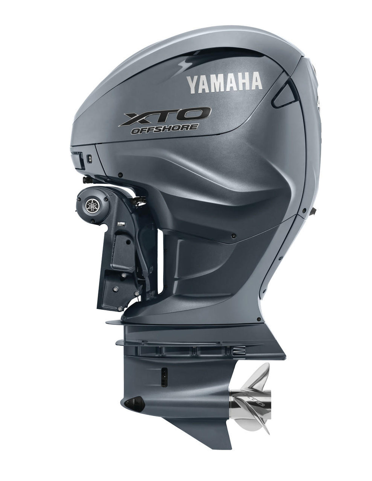 Yamaha XF450XSA Outboard - 25-Inch Shaft | 5.6-Liter V8 | Digital Electronic Control | Electronic Fuel Injection | Electric Start | Power Trim and Tilt | Gray