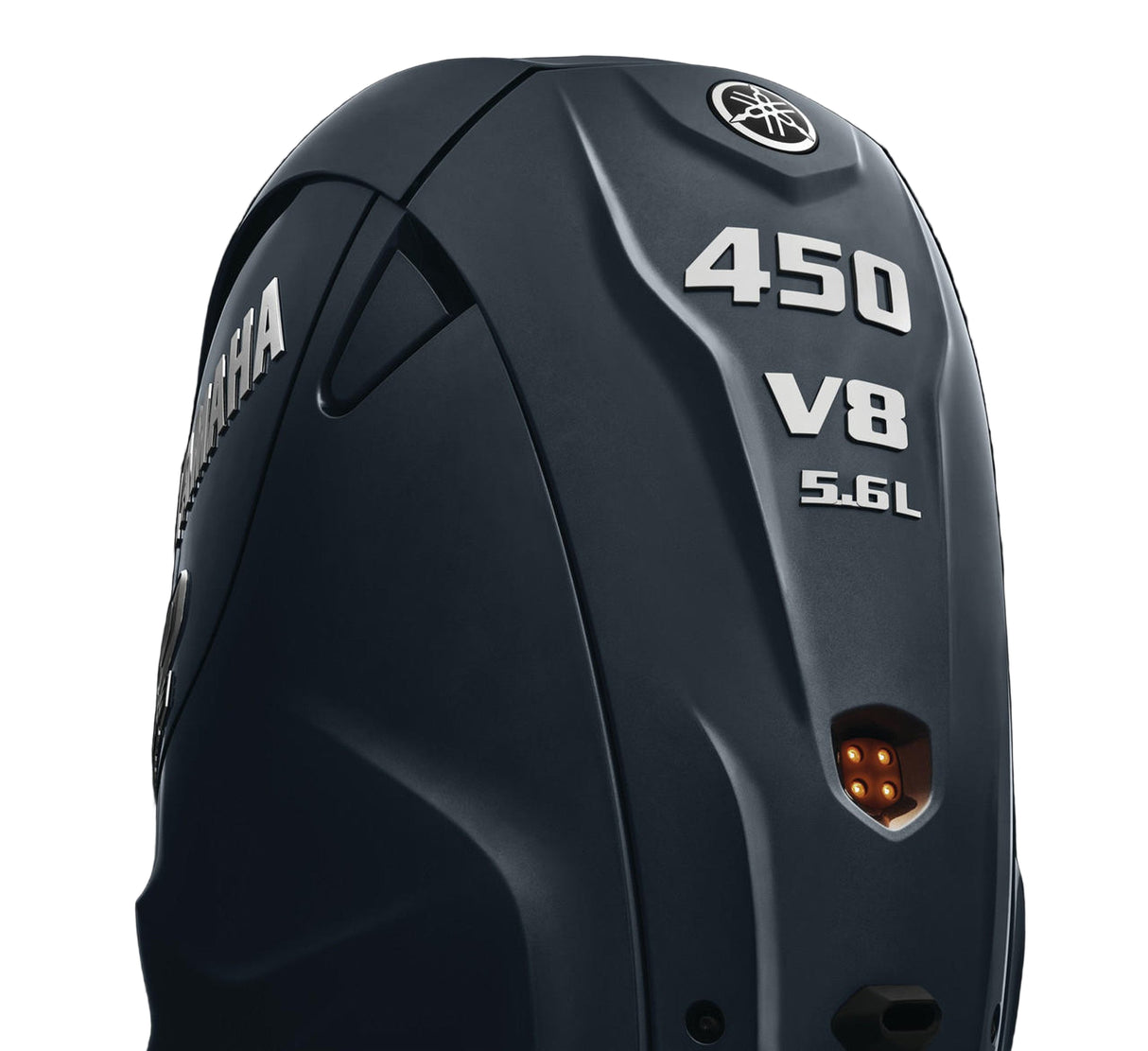 Yamaha XF450XSA Outboard - 25-Inch Shaft | 5.6-Liter V8 | Digital Electronic Control | Electronic Fuel Injection | Electric Start | Power Trim and Tilt | Gray