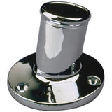 Sea-Dog Line - 492213 Flag Pole 10 Degree Socket #10 Fastener Sand Cast Brass Chrome Plated - 4922131