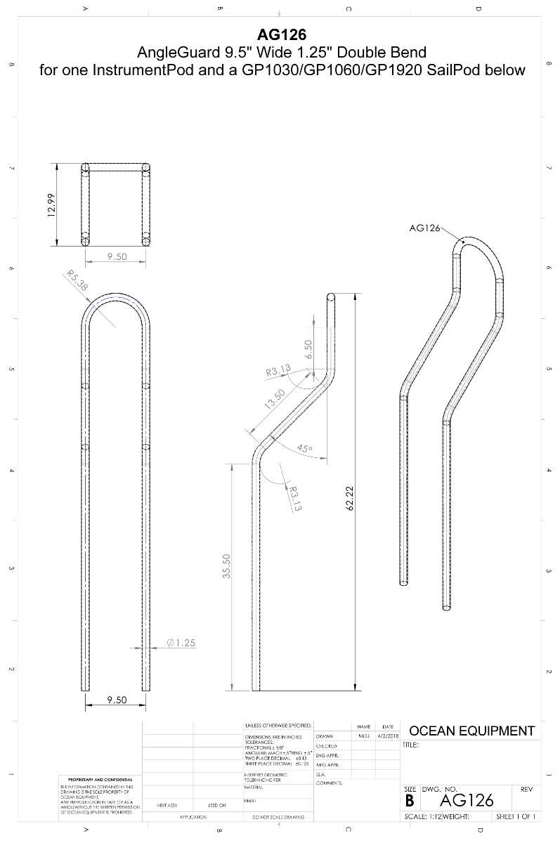 NavPod - Pedestal Guard - AG126