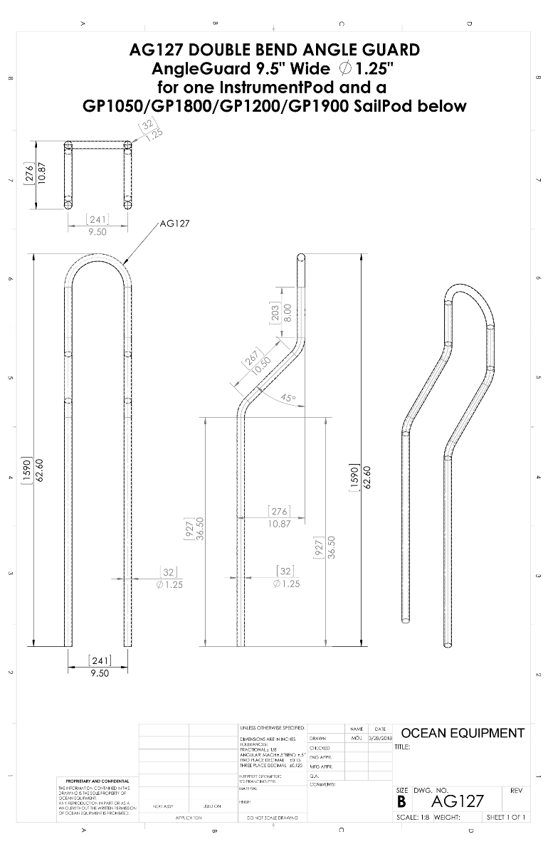 NavPod - Pedestal Guard - AG127