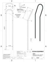 NavPod - AG18 9.5" Wide AngleGuard  - Single Bend - 1" Diameter - AG18