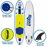 Aqua Leisure 10.6&#39; Inflatable Stand-Up Paddleboard Drop Stitch w/Oversized Backpack f/Board & Accessories - APR20926