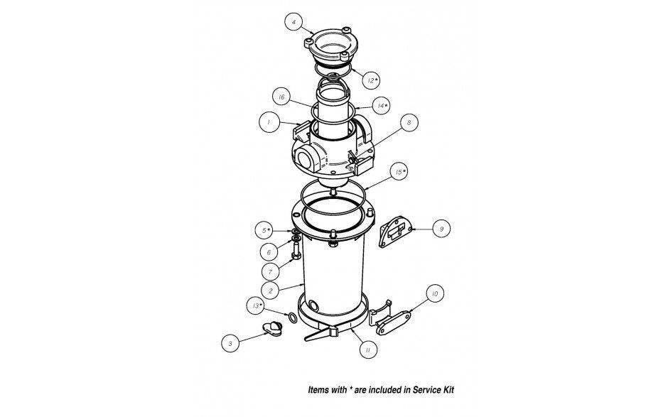 Groco - ARG Raw Water Strainer With Plastic Basket - Bronze - 3" - ARG3000P