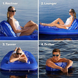 Aqua Leisure Supreme Convertible Lounge Ripstop Hawaiin Wave - APL16997P2