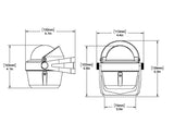 Ritchie - Explorer Compass - Bracket Mount - White - B-51W