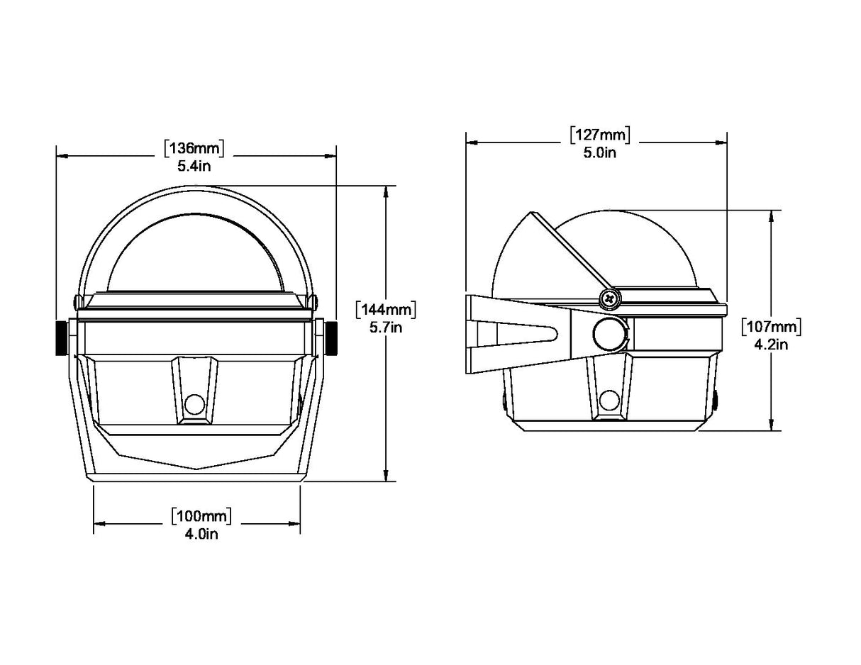 Ritchie - Voyager Compass - Bracket Mount - Black - B-81