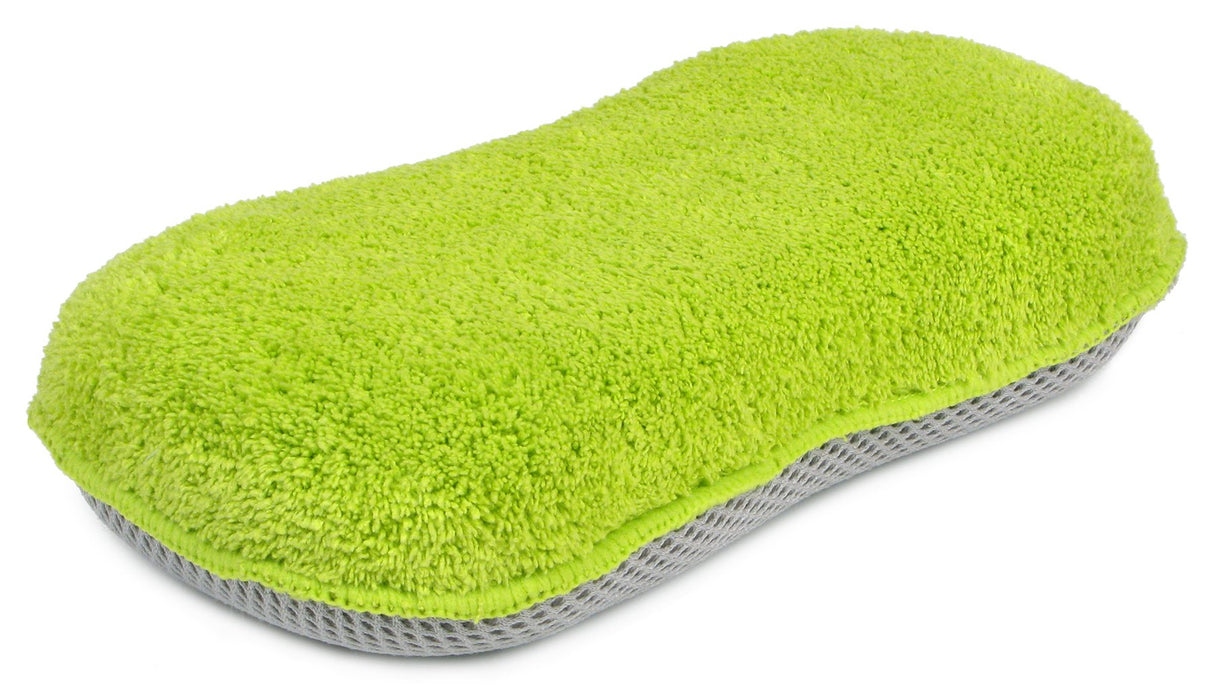 Buffalo Industries - Buffalo Microfiber Wash and Scrub Combo Detailing Sponge - 9" x 4-3/4" x 2" - 65005