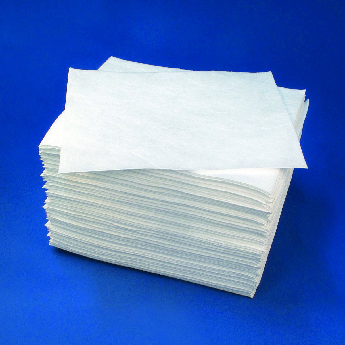 Buffalo Industries - Buffalo Recycled Heavy Weight Oil Only Sorbent Pads - 16" x 19" - (100 Per Pack) - 91107