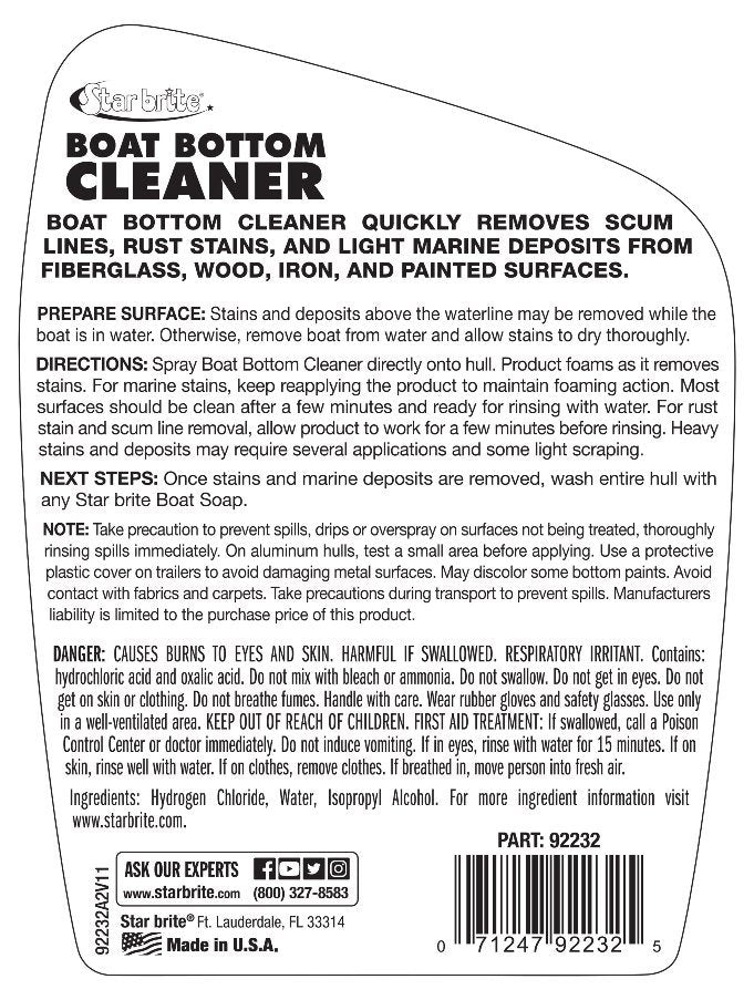 Starbrite - Boat Bottom Cleaner - 32 oz. - 92232