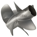 Mercury - Bravo Three Stainless Steel Propeller (Matte Finish) - 4-blade - Front Prop Only - 15.8 Dia - 22.5 Pitch - 48-8M8022400
