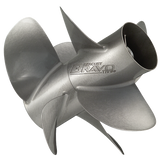 Mercury - Bravo Three Stainless Steel Propeller (Matte Finish) - 4-blade - front prop only - 15.5 Dia - 24 Pitch - 48-8M8022420
