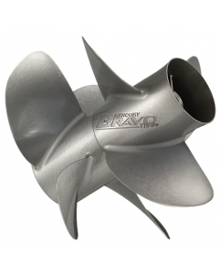 Mercury - Bravo Three Stainless Steel Propeller  3-Blade - Rear Prop Only - 14 Dia. - 24 Pitch - 48-8M8022430