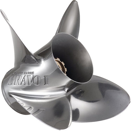 Mercury - Bravo 1 Stainless Steel Propeller - 4-Blade - 90 CT to 400 HP - 15.3 Dia. x 22 Pitch - 48-8M0151211