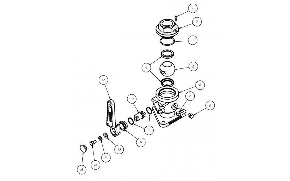 Groco - Full-Flow Flanged Ball-Type Seacock - Bronze - BV2500