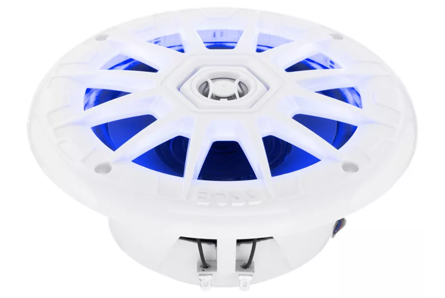 Boss Audio - MRGB55B 5.25" Marine Speakers with RGB Lighting - White - MRGB55W