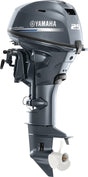 Yamaha F25SWHC Outboard -15-Inch Shaft | Tiller Handle | Manual & Electric Start | Power Trim & Tilt | DEC | Gray