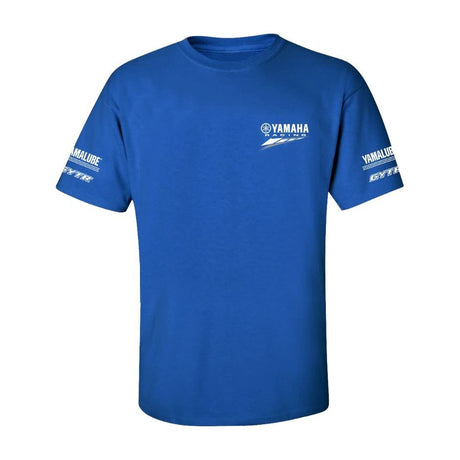 Yamaha Men's Racing Blue Tee - Blue/White - M