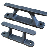 Dock Edge - Dock Builders Cleat - Angled Aluminum Rail Cleat - 10" - 2430-F