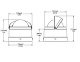 Ritchie - Navigator Compass - Binnacle Mount - White - DNW-200