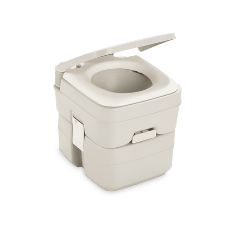 Dometic - 965 MSD Portable Toilet with Mounting Brackets - 5 Gallon - Parchment - 311196502