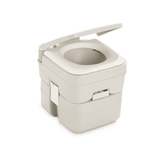 Dometic - 965 Portable Toilet with Mounting Brackets- 5 Gallon - Parchment - 311096502