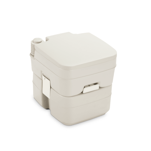 Dometic - 965 MSD Portable Toilet with Mounting Brackets - 5 Gallon - Parchment - 311196502